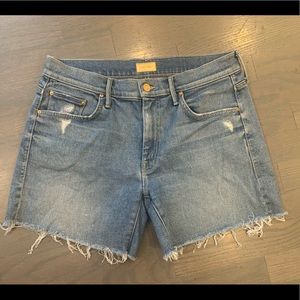 Mother Denim Dropout Shorts EUC 28